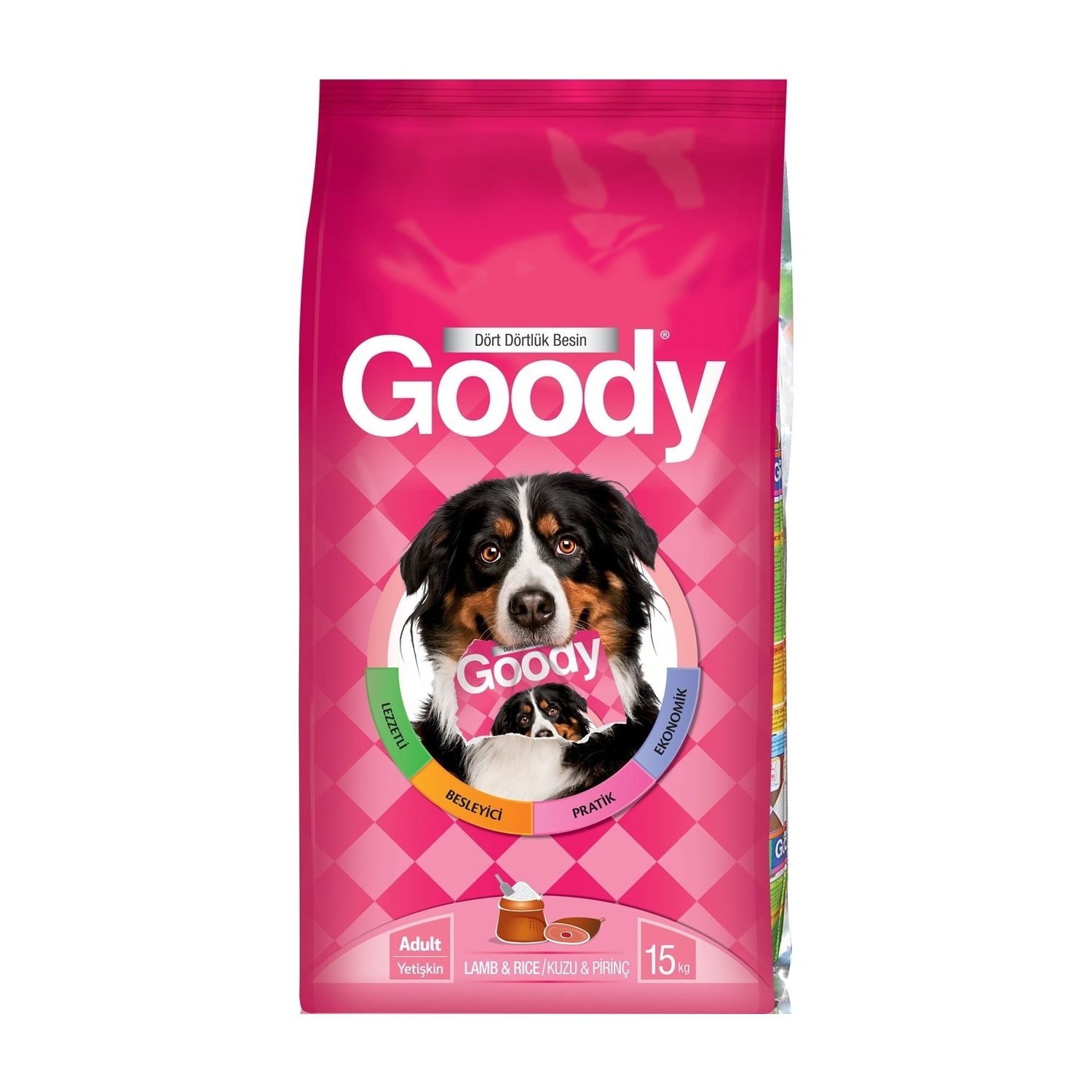 Goody Kuzu Etli Ve Pirinçli Yetişkin Köpek Maması 15 Kg GOODY KUZU ETLİ VE PİRİNÇLİ